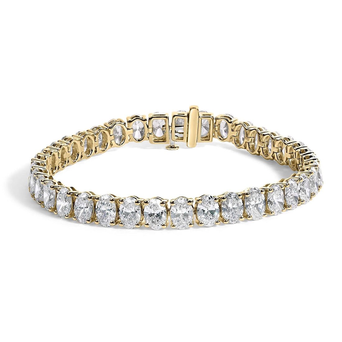 Yellow, white, and rose gold jewelry side by side