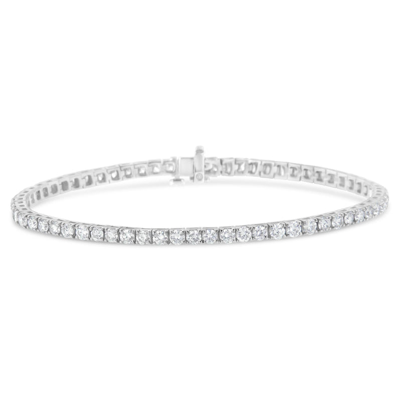 IGI Certified Diamond 14K White Gold Classic 7” Tennis Bracelet - Choice of Carat Weights IGI Certified Diamond 14K White Gold Classic 7” Tennis Bracelet - Choice of Carat Weights-0