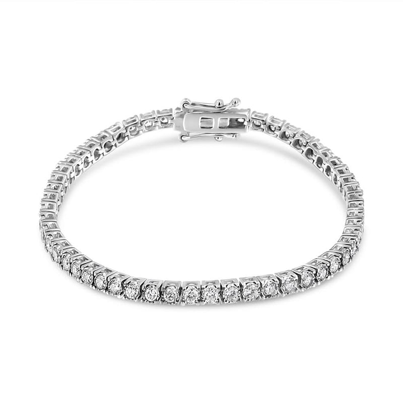 14K White Gold 3.0 Cttw Miracle Set Round-Cut Lab Grown Diamond Illusion 7 14K White Gold 3.0 Cttw Miracle Set Round-Cut Lab Grown Diamond Illusion 7