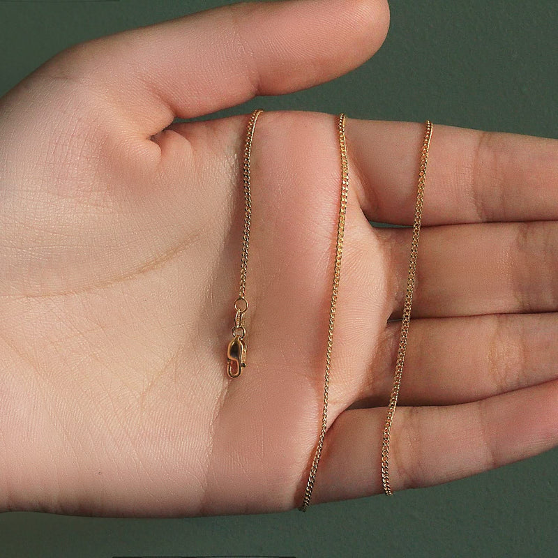 10k Yellow Gold Gourmette Chain (1.40 mm) Product Image