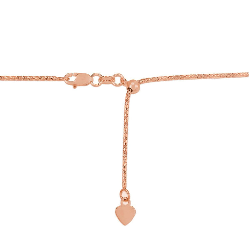 14k Rose Gold Adjustable Popcorn Chain 1.3mm Product Image