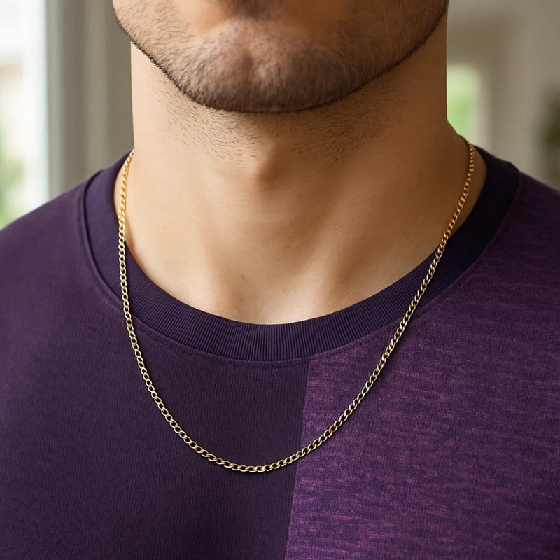 14k Yellow Gold Rolo Chain (2.5 mm) Product Image