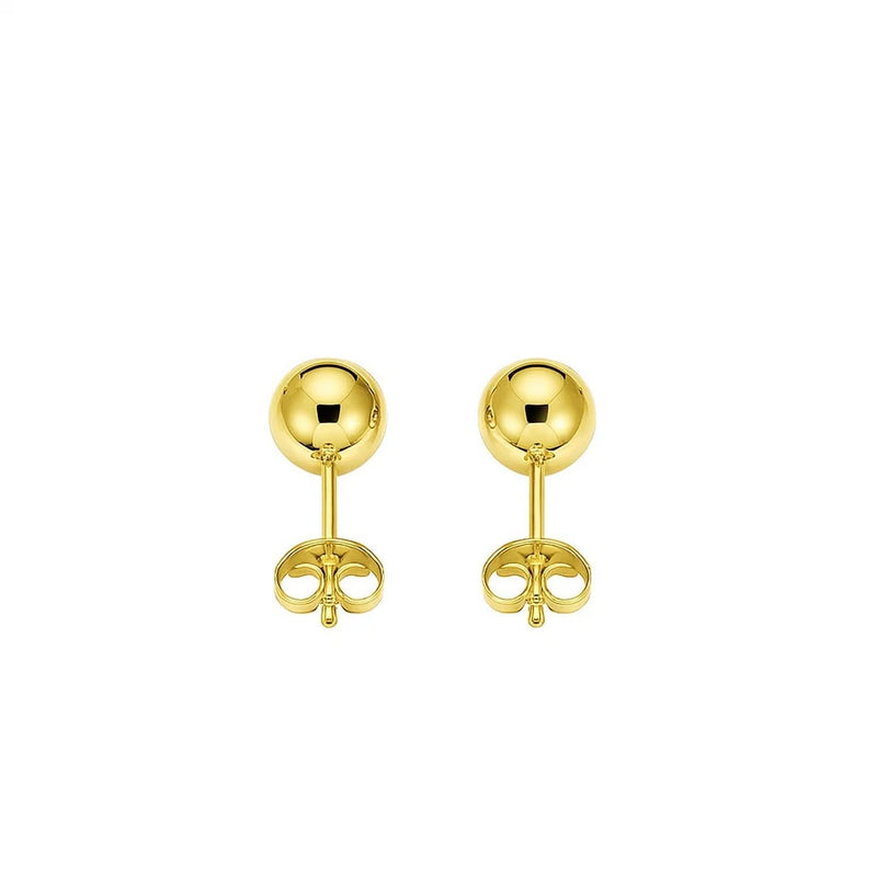 14k Yellow Gold Polished Round Stud Earrings(3mm) Product Image