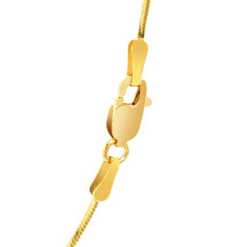 14k Yellow Gold Round Snake Chain (0.90 mm) Product Image