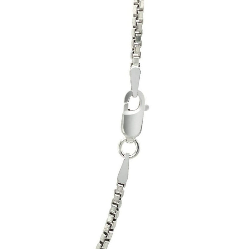 Sterling Silver Rhodium Plated Box Chain (1.80 mm) Product Image