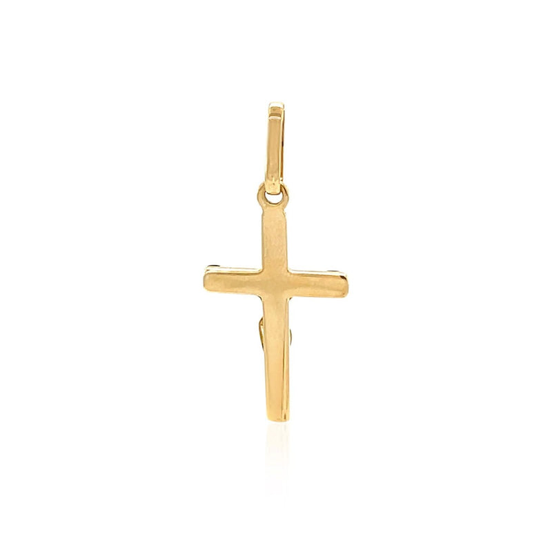 14k Two Tone Gold Crucifix Motif Pendant Product Image