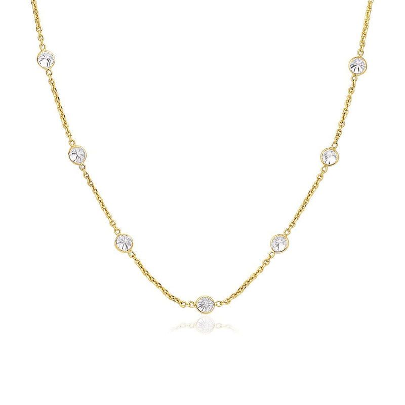 14k Yellow Gold CZ By the Yard Long Links Product Image
