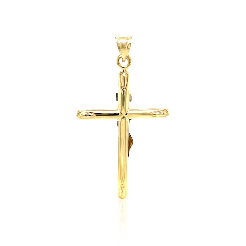 14k Two Tone Gold Cross Pendant Product Image
