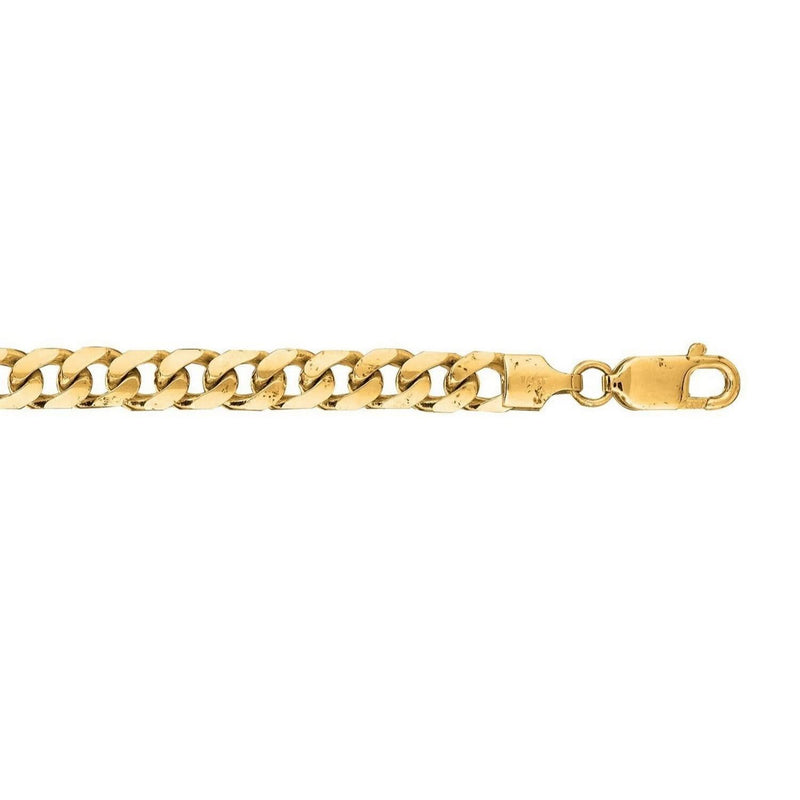 14k Yellow Gold Solid Miami Cuban Chain (6.00 mm) Product Image