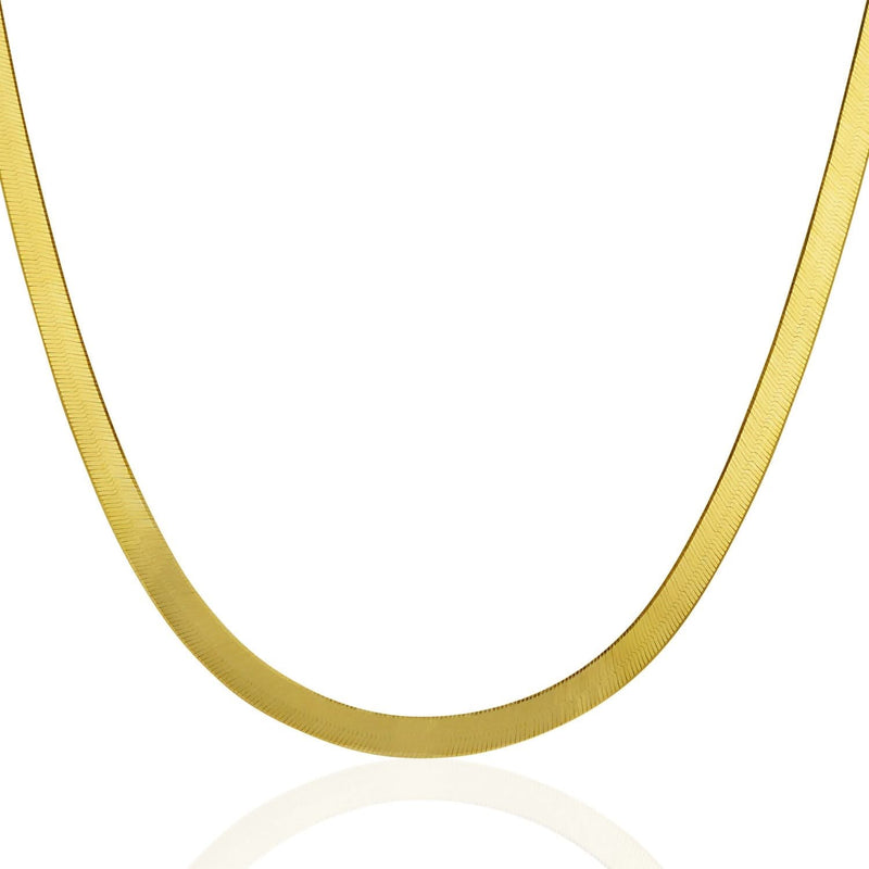 14k Yellow Gold Super Flex Herringbone Chain (4.60 mm) Product Image