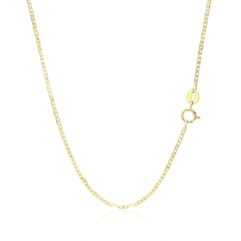 14k Yellow Gold Mariner Link Chain (1.20 mm) Product Image