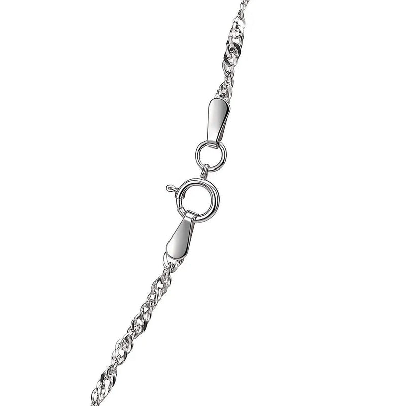 Sterling Silver Singapore Style Chain (1.80 mm) Product Image