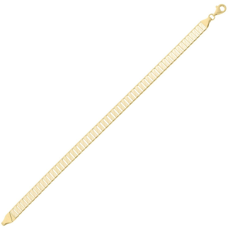 10K Yellow Gold Cleopatra Bracelet 10K yellow gold Cleopatra link bracelet with secure clasp