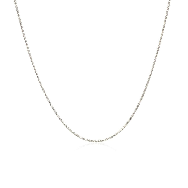 10k White Gold Wheat Chain 0.6mm Product Image