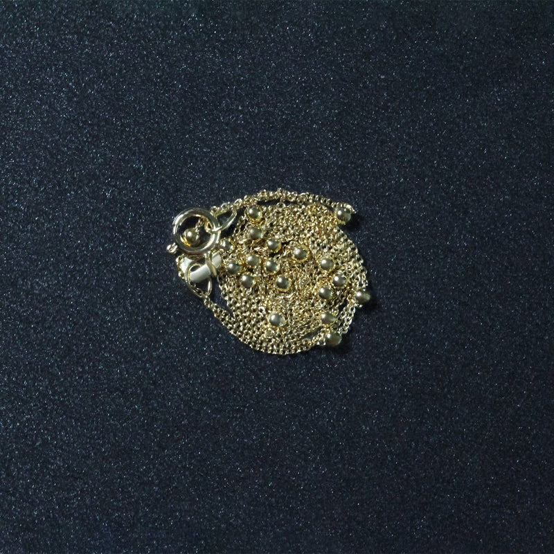 Bead Links Saturn Chain in 14k Yellow Gold (1.80 mm) Product Image