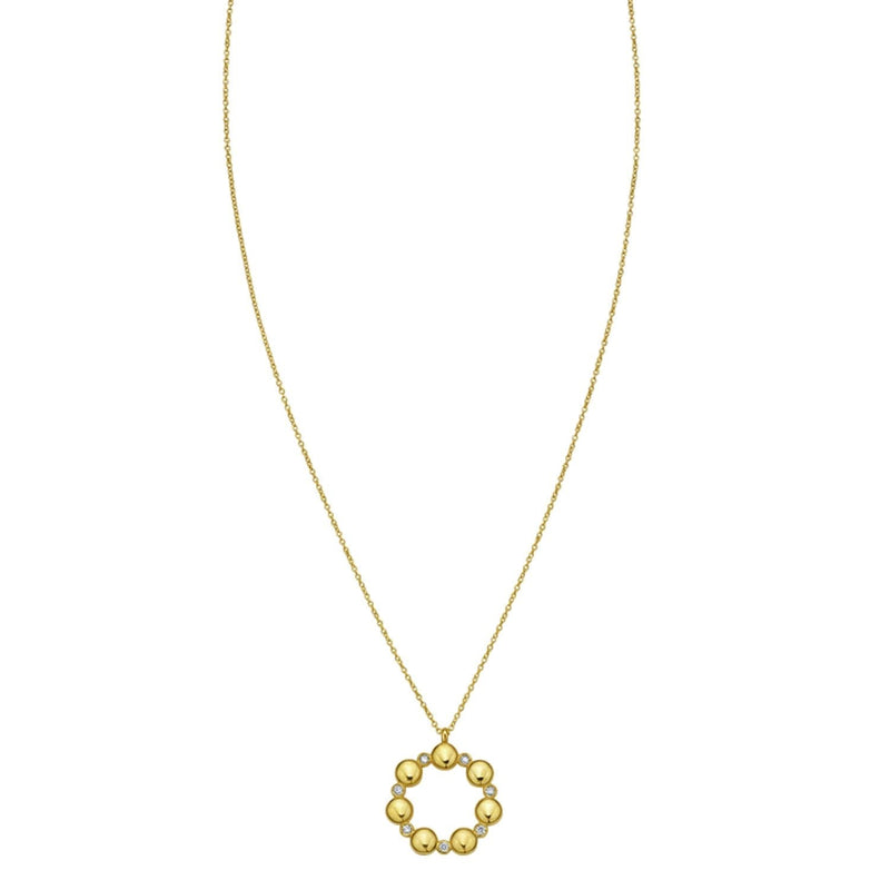 14K Yellow Gold Diamond Cut Cable Chain Necklace 14K yellow gold cable chain necklace with diamond cut faceted links