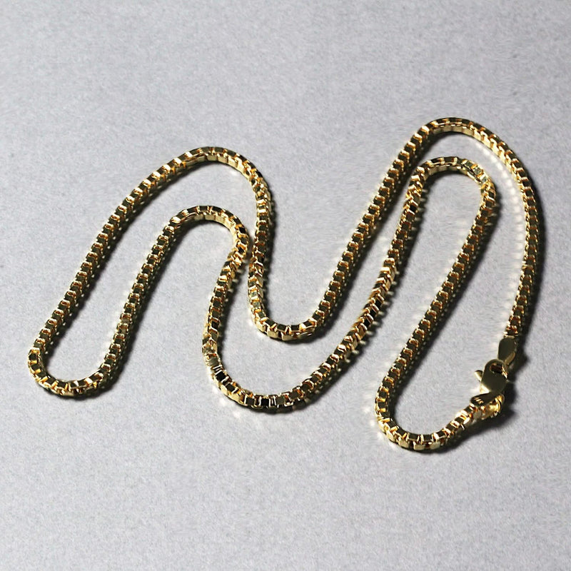 14k Yellow Gold Semi Solid Box Chain (2.10 mm) Product Image