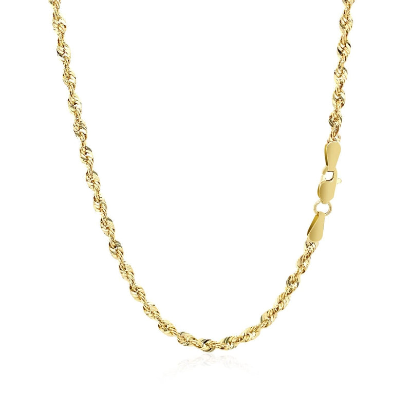 14k Yellow Gold Light Rope Chain (2.5 mm) Product Image