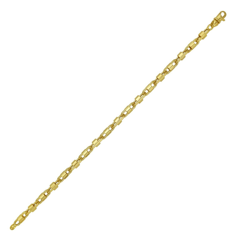 14K Yellow Gold Square Byzantine Chain Bracelet (2.00 mm) 14K yellow gold square Byzantine chain bracelet in 2.00 mm width
