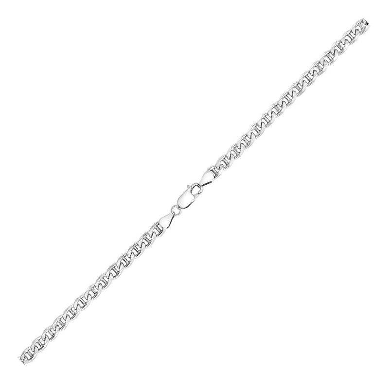 Sterling Silver Rhodium Plated Mariner Chain (5.60 mm) Product Image