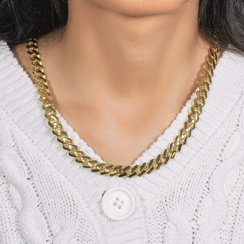 14k Yellow Gold 22 inch Polished Curb Chain Necklace Product Image