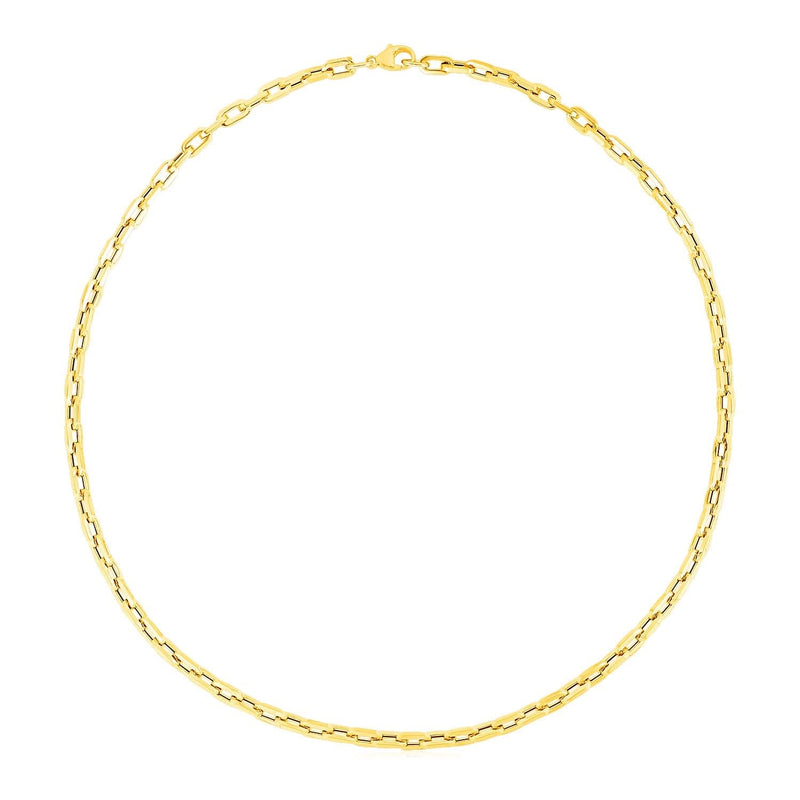 14k Yellow Gold Paperclip Chain Necklace Product Image