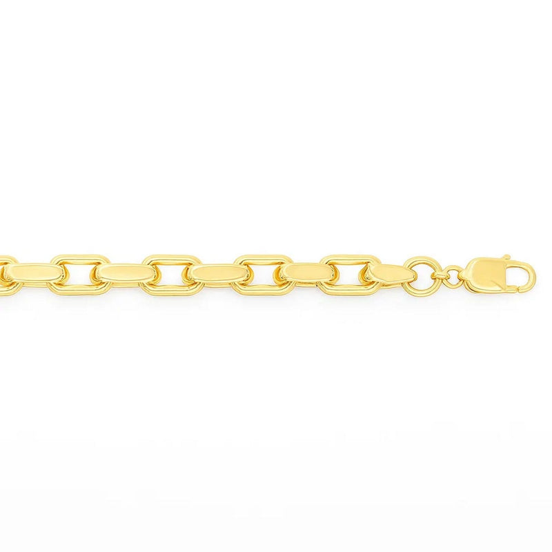 14k Yellow Gold French Cable Chain Bracelet (3.60 mm) 14K yellow gold French cable chain bracelet, 3.60 mm width