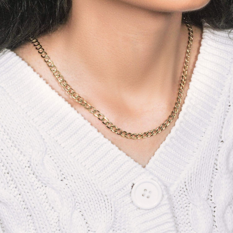 10k Yellow Gold Curb Chain (5.30 mm) Product Image