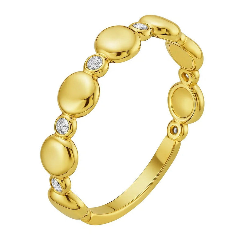 14K Yellow Gold Textured Rope Ring (4.00 mm) 14K yellow gold textured rope ring with 4.00 mm rounded band