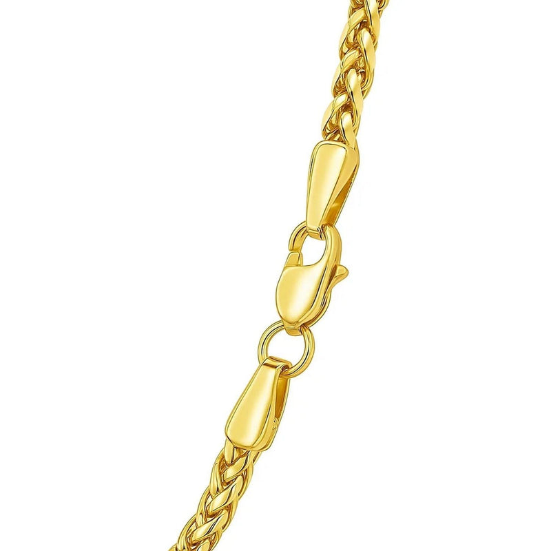 14k Yellow Gold Lite Diamond Cut Round Franco Chain (2.70 mm) Product Image