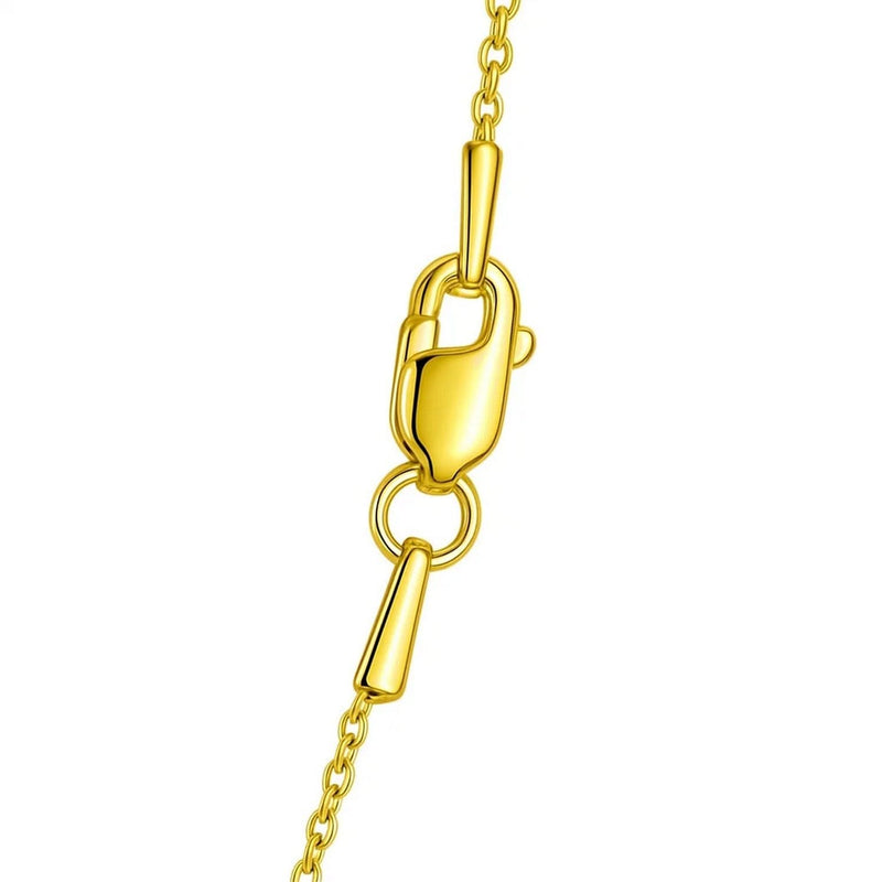 14k Yellow Gold Round Cable Link Chain (1.1 mm) Product Image