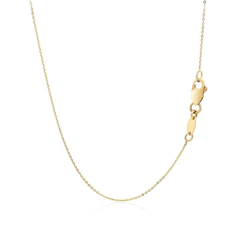 14k Yellow Gold Thin Textured Bar Necklace Product Image