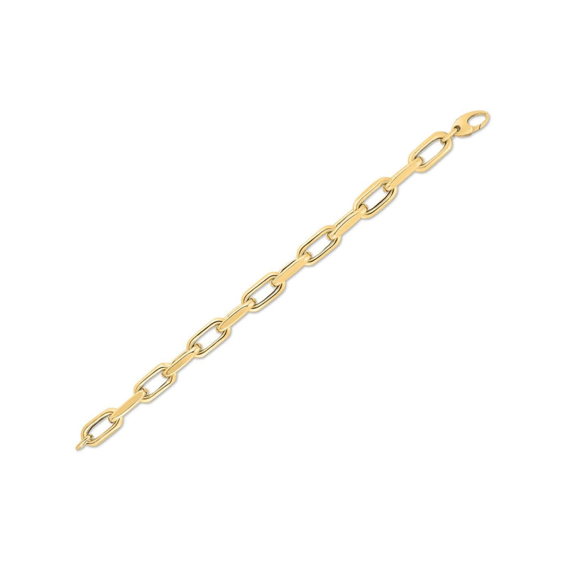 14k Yellow Gold French Cable Link Bracelet (9.00 mm) 14K yellow gold French cable link bracelet, 9.00 mm wide chain