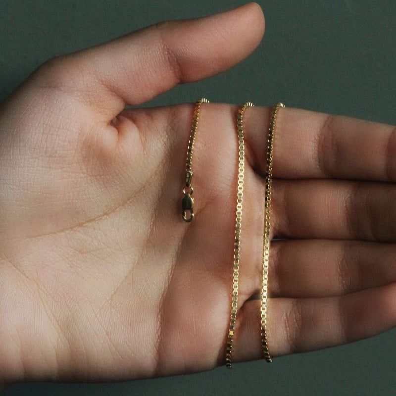 14K Yellow Gold Classic Box Chain (1.7 mm) Product Image