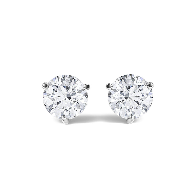 14K Gold Lab Grown Diamond Martini Set Round Solitaire Stud Earrings 14K Gold Lab Grown Diamond Martini Set Round Solitaire Stud Earrings-0