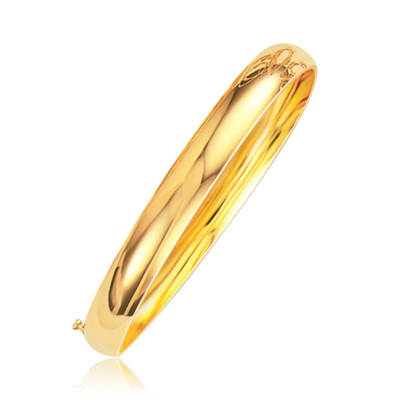 Classic Bangle in 14k Yellow Gold (8.0mm) Classic Bangle in 14k Yellow Gold (8.0mm)