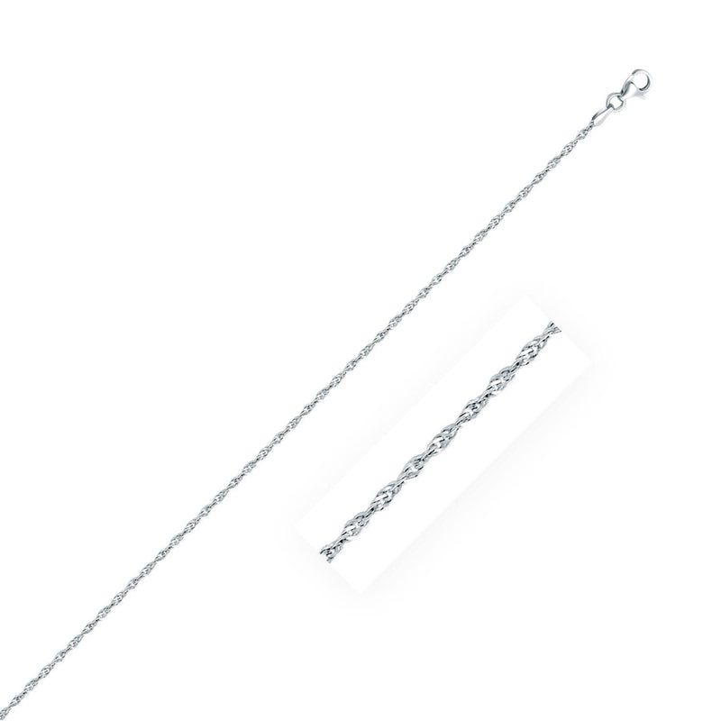 Sterling Silver 2.0mm Singapore Style Chain Sterling Silver 2.0mm Singapore Style Chain