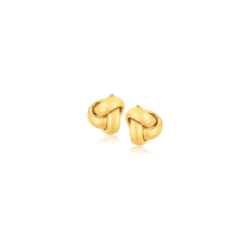 10k Yellow Gold Love Knot Stud Earrings 10K yellow gold love knot stud earrings with no stones