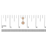 14K Rose Gold 1.00 Cttw Diamond Double Cone Jacket Stud Earring (G-H Color, SI1-SI2 Clarity)-4 thumbnail 5