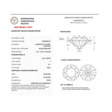 IGI Certified 14K White Gold 5.00 Cttw Round Brilliant-Cut Lab Grown Diamond Classic 4-Prong Stud Earrings with Screw Backs (F-G Color, SI1 Clarity)-4 thumbnail 5