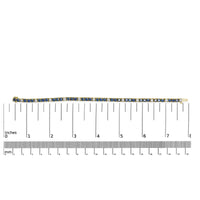 18K Yellow Gold Alternating 1 1/5 Cttw Diamond and 3X3 MM Blue Sapphire Tennis Bracelet (G-H Color, VS1-VS2 Clarity) - 7