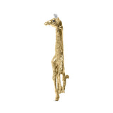 18K Yellow Gold Diamond Accent and Blue Sapphire Giraffe Pin Brooch (G-H Color, VS2-SI1 Clarity)-2 thumbnail 3