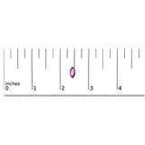 .925 Sterling Silver 1/2 Cttw Created Pink Ruby Gemstone Solitaire Stud Earrings-4 thumbnail 5
