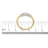 18K Gold 6.00 Cttw Diamond Graduating Dome Bangle Bracelet (G-H Color, VS2-SI1 Clarity)-4 thumbnail 5