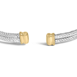 18K Yellow Gold Plated .925 Sterling Silver Diamond Accent Dragonfly Medallion Bangle Bracelet (I-J Color, SI1-SI2 Clarity) - 7.75 Inches-1