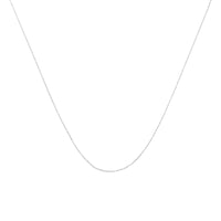10K Gold 0.5 mm Slender & Dainty Fine Rope Chain Necklace