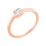 14K Rose Gold Plated .925 Sterling Silver 1/20 cttw Miracle Set Diamond Promise Ring (J-K Color, I1-I2 Clarity)-0 thumbnail 1