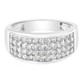 14K White Gold Round Cut Diamond Ring (1.0 Cttw, H-I Color, SI2-I1 Clarity)-0