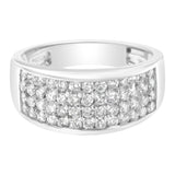 14K White Gold Round Cut Diamond Ring (1.0 Cttw, H-I Color, SI2-I1 Clarity)-0 thumbnail 1