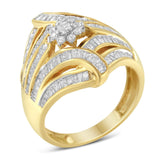10K Yellow Gold Diamond Ring (1 Cttw, I-J Color, I2-I3 Clarity)-0 thumbnail 1
